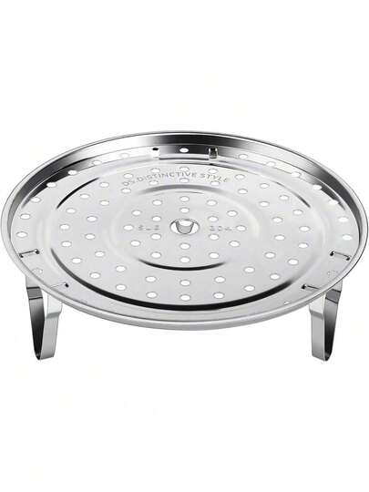 Steamer Rack Premium 304 Stainless Steel Steaming Rack Steam Tray With Removable Legs For Steamer Cookware Instant Pressure Cooker Multi-Functional Steamer Basket (8.7 Inch)