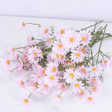1/3/6 件人造雏菊花，52 厘米假花，适用于墙壁、客厅、卧室、婚礼、派对装饰、桌面装饰。家居、桌面装饰、厨房、婚礼、餐桌、中心装饰、办公室、花园、户外、房屋、庭院装饰、春夏秋冬装饰 - 粉色 - 查看 4