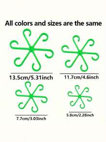 4pcs Of Plant Support Clips Sturdy Stem Clamps For Climbing Plants - Plastic Material/Plant Stands & Protective Equipment/Plant Cages And Stands/Garden/Wedding/Holiday Essentials/Teacher Gifts/Camping/Garden Decor