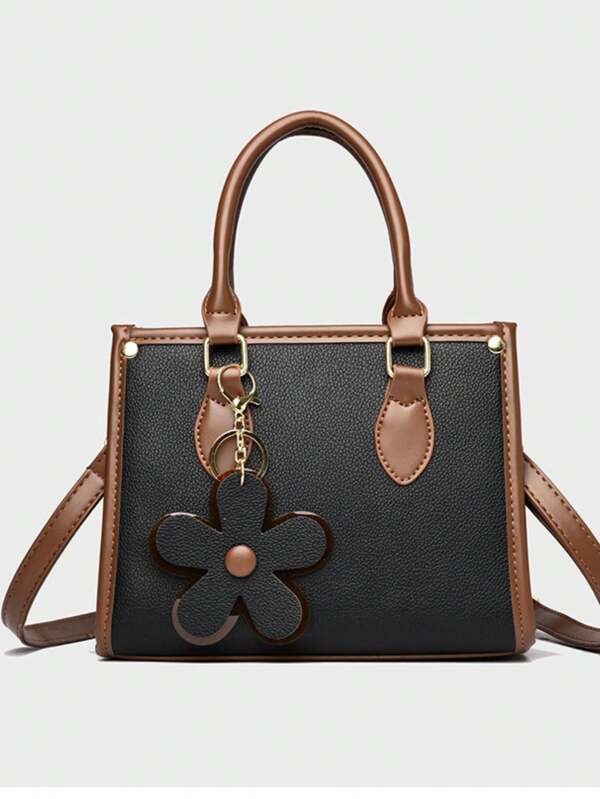 1 Peça Bolsa de Mão, Bolsa de Ombro, Bolsa Debaixo do Braço, Bolsa Transversal, de Material PU de Cor Sólida, com Fechamento de Zíper, Elegante e na Moda, Adequada para Mulheres em Trabalho, Transporte, Viagem, Festa, Compras