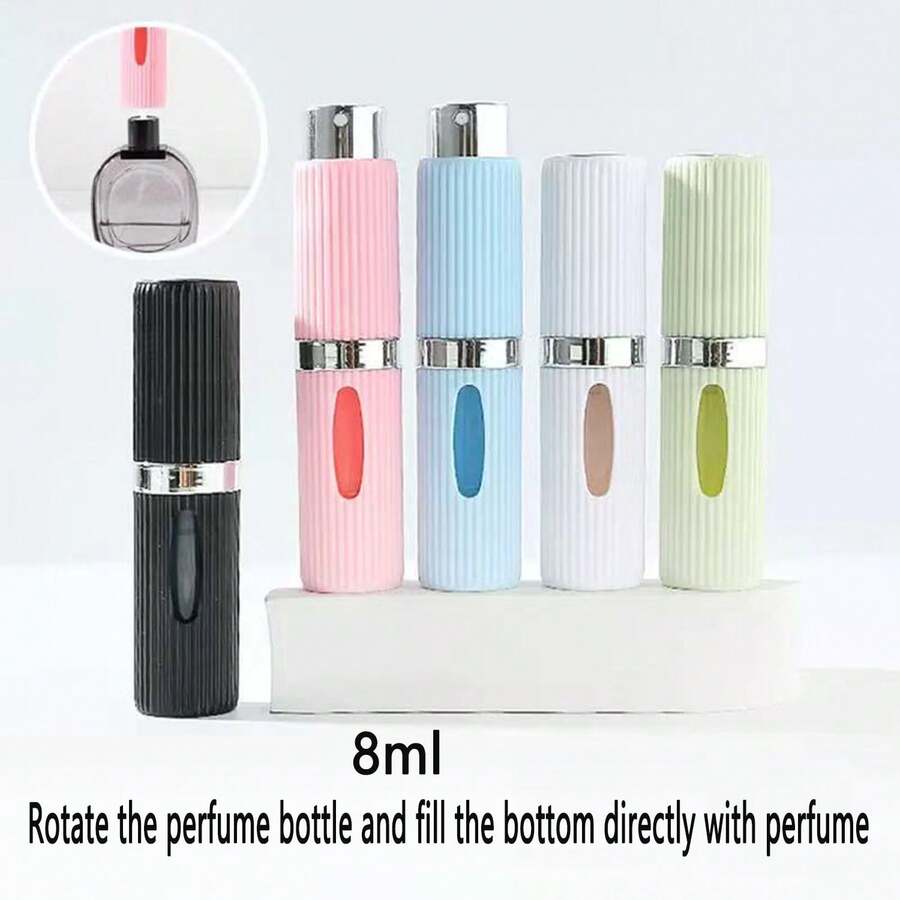 Chai xịt nước hoa có thể nạp lại 8ml, Kiểu dáng đơn giản và cao cấp, Có bơm phun áp suất, Di động và chống rò rỉ, Có đầu phun sương mịn và thiết kế theo phong cách son môi, Có vòi phun xoay và kéo dài, Bền và chất lượng cao, Rất phù hợp với phong cách sống cao cấp, Có nhiều màu sắc, Là món quà hoàn hảo cho người yêu - Nhiều màu - Xem 1
