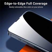 3 unidades Protector de pantalla HD A+ compatible con iPhone 16E/iPhone 16/iPhone 16 Pro/iPhone 16 Plus/iPhone 16 Pro Max/15/14/iPhone 13 Mini/12/iPhone 11/XS/6/7/8 Plus, película de vidrio templado transparente ultra delgada HD para protección de pantalla de teléfono móvil, amigable con fundas de teléfono