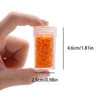 12/30/60/90pcs Clear Plastic Storage Bottles - Art Craft Organizer For Rhinestones, Seeds, And DIY Supplies - Transparent Container For Diamond Painting Beads And Craft Storage With Easy Access