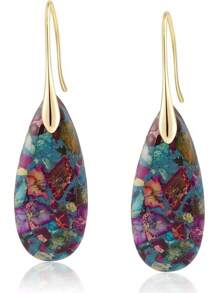 Rainbow Blue - Gold Hook