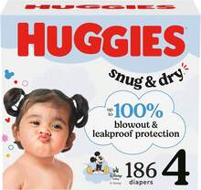 Huggies Size 5 Diapers, Snug &Amp; Dry Baby Diapers, Size 5 (27+ Lbs), 25 Count, Packaging May Vary