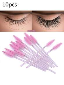 200/100/50pcs Makeup Pad Swabs Lip Brush Eyelash Brush Set, Shiny Crystal Makeup Brush Makeup Tool Set, Girls Gift, Mother's Day Gift, Complete Makeup Tool Set, Makeup Brush Set, Makeup Brush Set, Makeup Gift Set - Multicolor - View 12