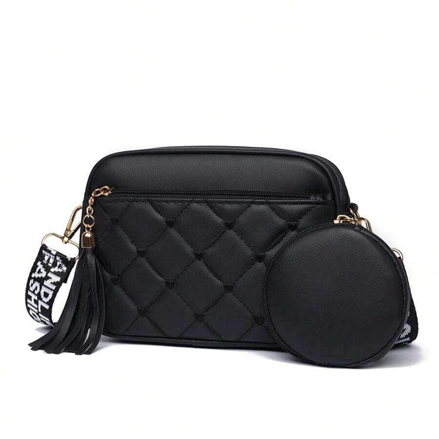 Small Bag Spring Women's Wild Women's Bag Mother Bag Letter Woven Shoulder Small Square Bag