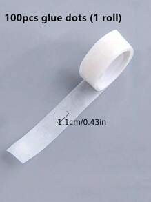 100 قطعة شريط لاصق شفاف ثنائي الجانب , غراء البالون، 100 نقطة غراء في كل لفة، نقاط لاصقة قابلة للإزالة دون ترك أثر للديكورات الحفلات والمناسبات والبالونات وترتيبات حفلات عيد الميلاد واللوحات والصور والرقائق - غير مقاوم للماء ، متوافق مع الأسطح البلاستيكية