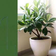 Metal Plant Support Frame, Wrought Iron Flower Stand, Suitable For Indoor And Outdoor Plants, Green Plastic Anti-Corrosion Surface, Freestanding Flower Stand, Suitable For Corners, Courtyards, Living Rooms, Multi-Layers, Green Plant Stand