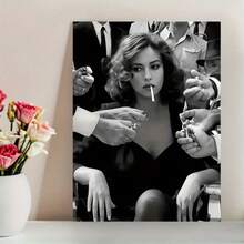1 件，电影海报墙面艺术，黑白性感女人装饰房间，现代帆布海报印刷，极简主义帆布画，家居装饰，适用于餐厅卧室和客厅的装饰画，无框 - A - 查看 3