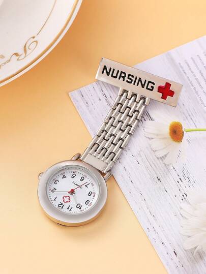 1pc Nurse Fob Watch, Quartz Analog Nurse Watch, Cute For Nursing Students