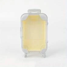 1pc Mini Transparent Pull Rod Suitcase, Realistic Storage Mini Travel Suitcase, Novel Good Item, Gift Or Self-Use, Party Favors, Rewards, Graduation Gifts (Add Mini Cartoon Hamster DIY Set) - Multicolor - View 10