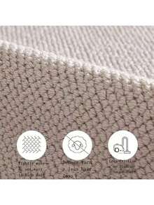 1 pezzo Tappeto da cucina di lusso e minimalista, tappeto da cucina in colore solido retrò, tappeto decorativo per la casa; disponibile in più misure, per uso interno/esterno; tappeto da cucina, tappeto da cucina, zerbino, piccolo tappeto, tappeto, passatoia, tappeto, decorazione per la casa, tappeto d'area, tappeto da esterno, tappeto da camera da letto, tappeto lavabile