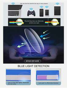 1 Peça Óculos Grandes de Armação Plana sem Maquiagem, Miopia Estudantil, Marrom Frio Explosivo - Multicolorido - Visão 10