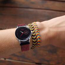 Smart Watch Strap - Red Black (Black Buckle) - View 6