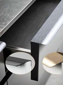 1 pezzo Accessorio Multi-Colore Per Tirare I Bordi Delle Dita, Maniglia Invisibile Di Stile Moderno Per Cassetti, Maniglia Invisibile In Alluminio Per Mobili Da Cucina E Cassetti, Facile Da Installare