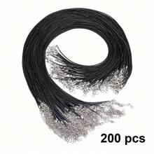 10/20/30/50/100/200/500 Pcs/Pack 1.5mm Adjustable Woven Cord Necklace, Suitable For Jewelry Making DIY Necklace & Bracelet