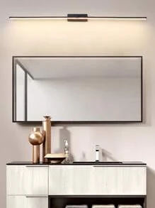 1 pieza Lámpara de pared con espejo de vanidad LED, luz de pared multifuncional recargable por USB y regulable para el baño, dormitorio, dormitorio universitario, con cuidado ocular