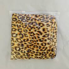 1Pc Giant Funny Underwear Gag Gift, Tiger Leopard Print With Black Lace Trim, Joke Present For Adults, Oversized Silly Novelty Granny Panties For Laughter- Filled Pranks And Parties - Big Leopard Print - View 8