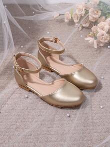 1 Pair Simple And Fashionable Girl's Flat Spring/Autumn Shoes
