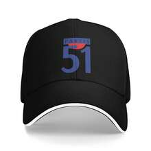 51 Pastis Retro Baseball Cap - Black, Blue, And Red Design, Breathable Polyester, Adjustable Snapback, Lightweight And Durable, Suitable For Summer, Outdoor Activities, And Casual Wear, Perfect Gift For Sports Enthusiasts, Sports Cap |   Vintage Baseball Cap |   Durable Headwear - 黑色 - 查看 3
