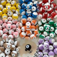 16/32颗台球情侣手链 含八颗或九颗树脂珠 DIY手链 手机链 文创礼品饰品 - 彩色 - 查看 5