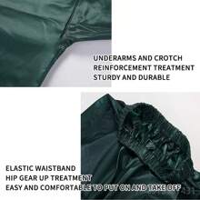 1 Conjunto Impermeable Unisex, Chaqueta con Capucha y Pantalones, Minimalista y de Moda para Uso Diario Casual, Impermeable y a Prueba de Viento, para Actividades al Aire Libre, Equipo de Camping