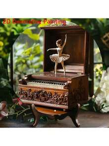 1 hộp nhạc piano kim loại phẳng thanh lịch có vũ công ba lê, biển kim loại phẳng 8x8 inch trang trí nghệ thuật treo tường 2D, trang trí tường kim loại phong cách trang trại, thích hợp cho gia đình, văn phòng, quán bar, quán cà phê, trong nhà & ngoài trời - Quà tặng lý tưởng, phong cách ngẫu nhiên, trang trí nhà cửa, trang trí phòng, quà tặng trang trí tường cho sinh nhật, tốt nghiệp, vị trí lỗ ngẫu nhiên - Nhiều màu - Xem 7