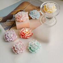 1pc Handmade Scented Wax Candle In Carnation Shape, Ideal For Room Decoration, Table Centerpiece, Party, Wedding And Mother's Day Gift,Valentine's Day Decorations,Valentine's Day Decor,Valentine's Day Gifts,Bestfriend Gifts,Graduation Gifts,Mother's Day Gifts,Wedding Gifts,Room Decor,Home Decor,Birthday Decorations,Wedding Gifts,Wedding Souvenir - Warm Light - View 2