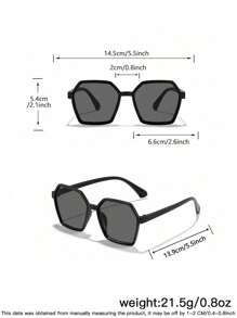 3 Stück Damen Boho Polygonal Leoparden-Muster Modebrille für Y2K-Accessoires, Abschlussgeschenk und Sommer-Outing