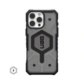 军工防摔 UAG 蜂窝结构轻质手机壳，专为 16 Pro Max、16 Plus、16、15 Plus、14 和 13 Pro、12 Pro Max、12 设计。采用透明防震装甲保护壳，兼容 Magsafe 无线充电