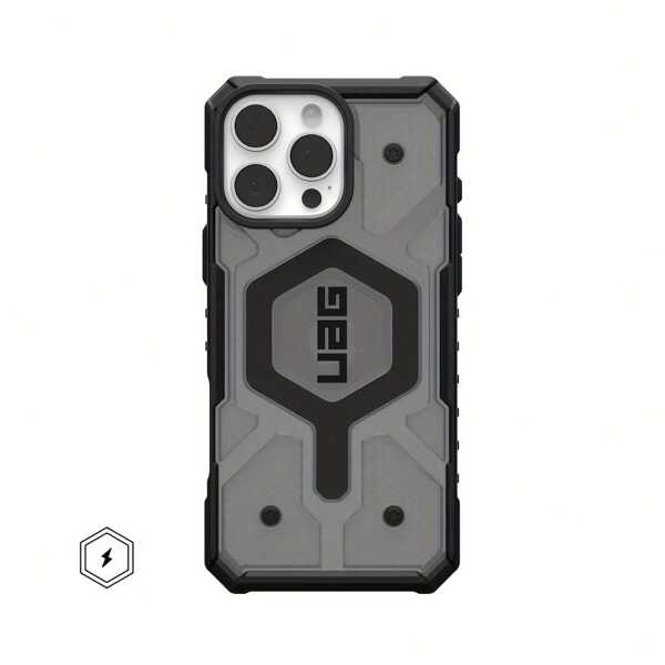 Funda de teléfono ligera con estructura de panal de abeja anti-caída de la industria militar, diseñada específicamente compatible con iPhone 16 Pro Max, 16 Plus, 16, 15 Plus, 14 y 13 Pro, 12 Pro Max, 12. Con carcasa transparente resistente a los golpes y compatible con carga inalámbrica Magsafe