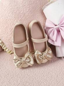 1 Pair Cute Spring New Baby Shoes, Comfortable Flat Sole Toddler First Walker Shoes, Suitable For Baby Girls Outdoor Activities - Apricot - View 3
