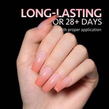 Medium Square Gel Nail Tips, 12 Sizes False Full Cover Acrylic Press On Nails, 240Pcs Soft Half Matte Tips - Medium square - 查看 11