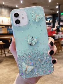 适用于 Galaxy S25、S24、S24Plus/S24+、S24Ultra、S24FE、S20、S21、S22、S23 的手机壳。兼容 11/11 Pro/11 Pro Max/12 Pro Max/13/13 Pro/13 Pro Max/14 Pro Max/15 Pro/15 Pro Max/16 Pro/16 Pro Max。 16E 异形握把和配套的珠子军用防震保护。天鹅闪亮硅胶外壳，防水防震，防摔防刮。 - 綠色 - 查看 2