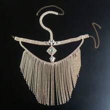 Exotic Tassel Mask (Women's Style) Made Of Acrylic, With An Exotic Style And Tassel Design. Suitable For Stage Performances / Masquerade Balls.