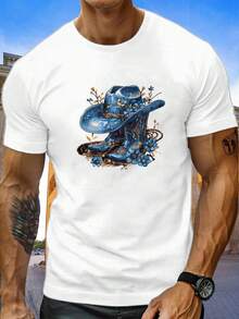 Men T-Shirts - 白色 - 查看 3