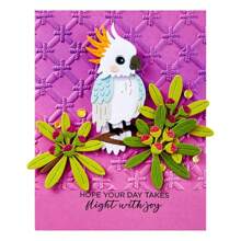 A Parrot Animal Leaf Golden Cutting Die Cutting Die Album Diy Scrapbook Paper Craft Knife Die Blade Stamping Die
