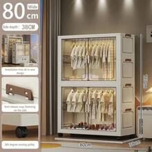 5/4/3/2/1 Layer Freestanding Baby Wardrobe Closet, Folding Clothes Storage Cabinet, Multilayer Children Dresser, Home Garment Organizer