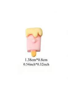 20/50/100pcs Mixed Random Mini Cute Colorful Lollipop & Ice Cream Nail Jewelry Alcohol-Free Nail Art Accessories For Women And Girls - Nail Art Lollipop - View 4