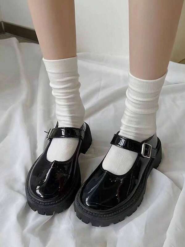 1 Pair/3 Pairs Plain Breathable Comfortable Sports Socks