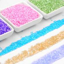 30克/约1900颗，2毫米猫眼珠，散珠隔珠，适用于DIY项链、耳环、手链首饰制作、派对装饰 - diy - 查看 6