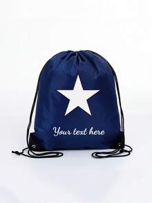 Personalized Nylon Drawstring Pocket, Can Be Printed With Name, Text Or Logo, Custom Backpack For Event Planners. This Bag Is Suitable For Daily Use By Boy And Girl, Suitable For Going Out, Exercise, Travel, Shopping, Beach And Other Occasions. - Drawstring Bag Backpack - View 19
