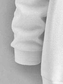 BLUSA DE FRIO MOLETOM MASCULINO ESTILO SUÉTER 100%  ALGODÃO PREMIUM ESTILOSO - Branco - Visão 2
