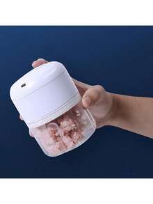 Picadora de ajo eléctrica mini picadora alimentos USB recargable cocina utensilio compacto portátil fácil limpieza práctico procesamiento alimentos diseño moderno multifuncional ayuda hogar - Multicolor - Ver 8