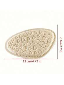 1pair Women's Half Size Shoe Inserts, Anti-Slip Breathable Sweat-Absorbing Foot Pads - Optional - View 6