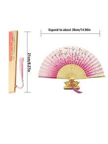 Personalized Wedding Fan/Fringed Wedding Folding Fan/Mass Custom Wedding Party Fan/Wedding Gift Ideas/Ceremony Gifts For - Multicolor - View 11