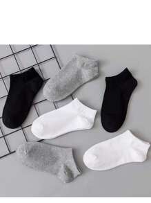6 paquetes de cómodas calcetines de tripulación antideslizantes para correr y ciclismo - Calcetines deportivos