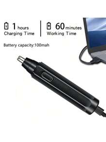 [Rechargeable Beard Trimmer] Rechargeable Beard Trimmer For Men | Grooming Kit Including Hair Clippers, Electric Shaver, Beard Razor, And Body And Facial Grooming Tools, Perfect For Father's Day Gifts And Convenient For Home Haircuts,Battery Capacity: 1500mAh+600mAh+100mAh