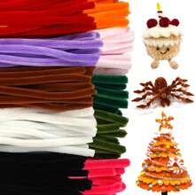 [Wertvolle Dicke Fuzzy Wire Sets] 10 mm Upgrade und Verdickung Pfeifenreiniger Bastelzubehör mit Schritt-für-Schritt Video Tutorial, 200 Stücke Dicke Pfeifenreiniger 30 cm * 10 mm, 10 sortierte pastellfarbene Chenilledrähte im Großpack für Kunst- und Basteiprojekte, Kreativitätsförderung, Geschenkverpackung, Feiertags-Dekorationen, Gemeinschaftsaktivitäten, geeignet für Farbenerkennung und -zuordnung, für Senioren und Anfänger-Kunstprojekte